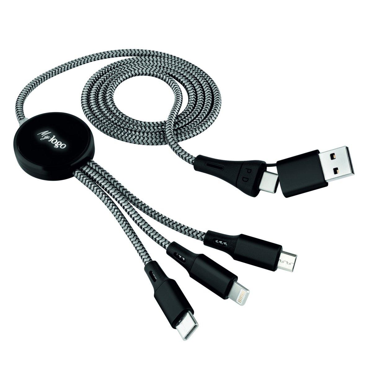 Metmaxx® oplaadkabel "LademeisterBusinessClassEvo" antraciet/zwart